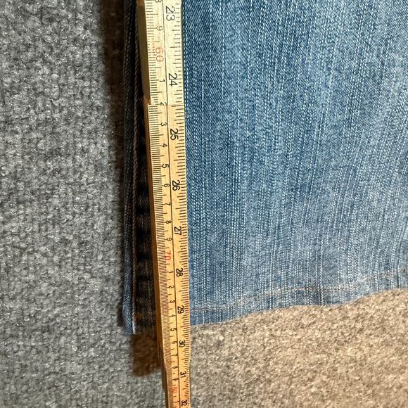 Baby Phat Jeans Womens 28x30 Vintage Flares Rhinestone Cat Y2K Denim Hip Hop - Picture 6 of 14